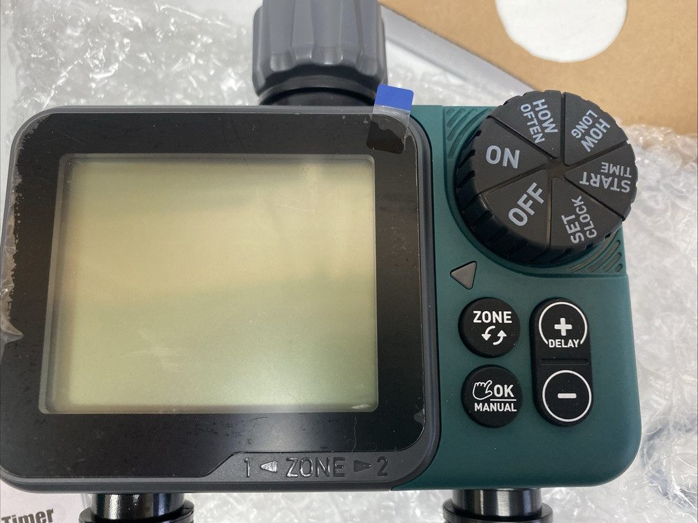 2 Zone Digital Hose Timer -Water Timer - Model No ITV211 - NEW OPEN BOX