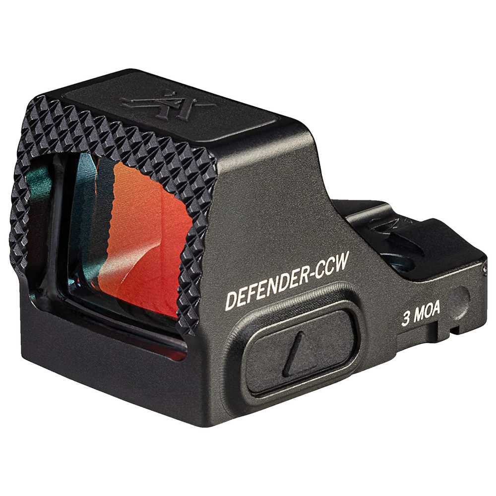 Vortex Optics Defender-CCW 3 MOA Red Dot with Free Camo Forest Hat Bundle
