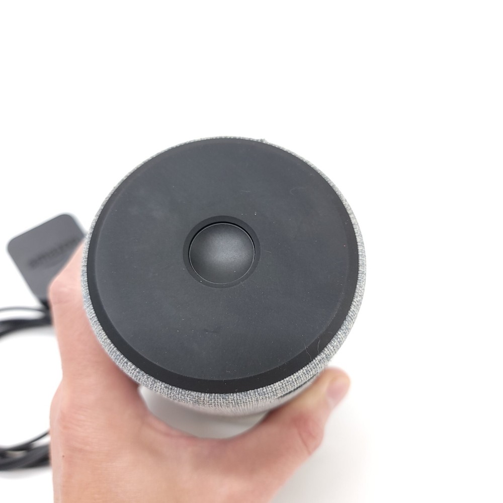Amazon Echo 2nd Generation Smart Speaker TESTED Gray Fabric OEM Power Adapter