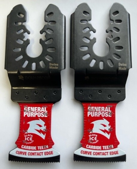 Diablo DOU125CGPP2 Universal Fit 1-1/4" Carbide Oscillating Blade 2 Pack