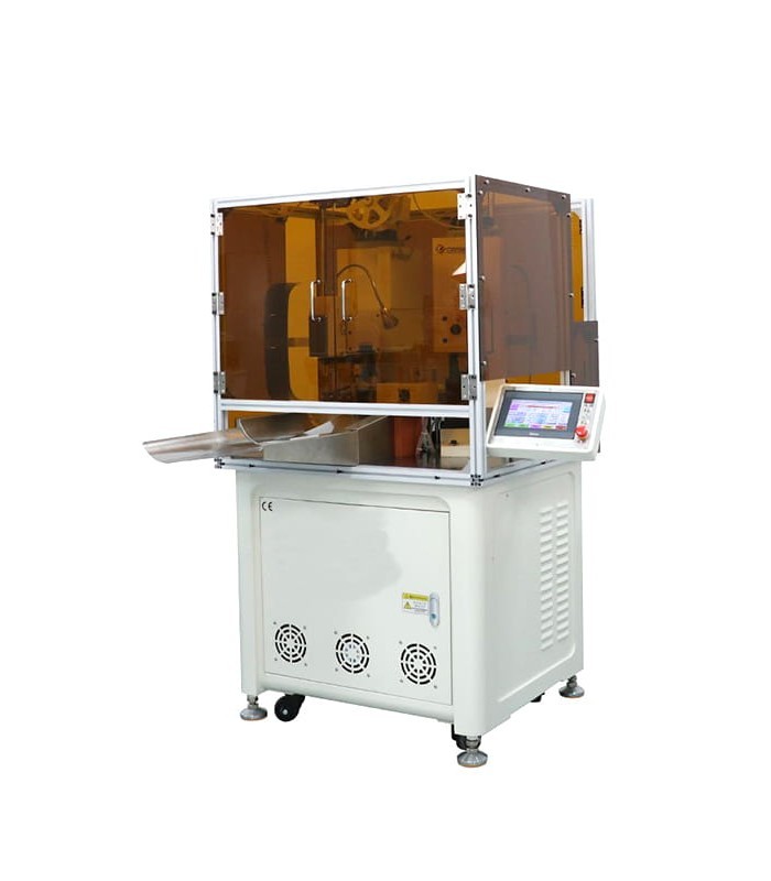Two Sided Staple Clipper Machine for Non Insulated Terminals Stroke 30mm with