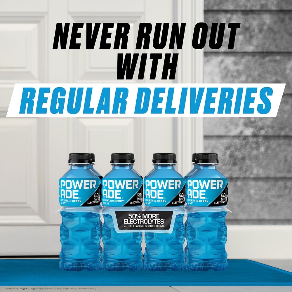 POWERADE Lemon Lime Bottles, 20 fl oz, 8 Pack