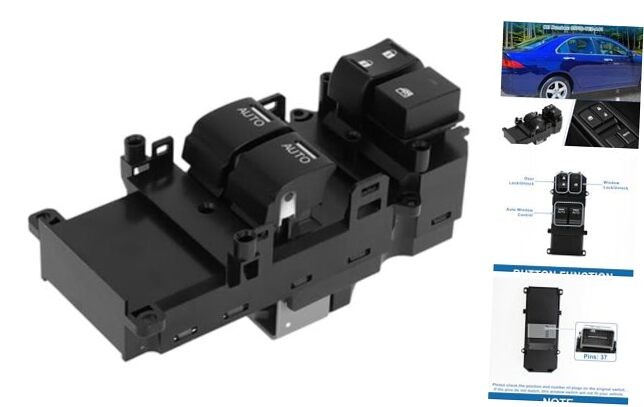 Power Window Switch No.35750-TE0-A41 Front Left Driver Side Window Control