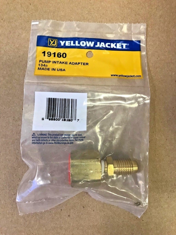 YELLOW JACKET Vacuum Pump Intake Adpt 1/2FF x 1/2MFACME