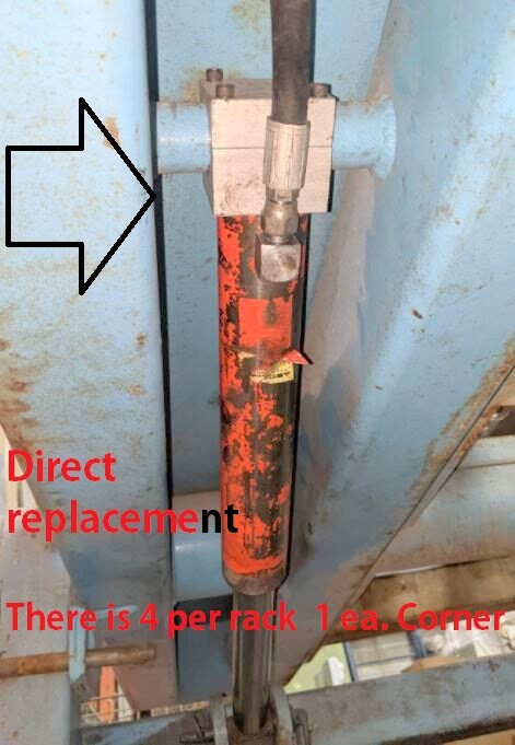 CHIEF CONTINENTAL FLAT RACK RAISE LOWER RAM DIRECT FIT REPLACEMENT HIGH QUALITY