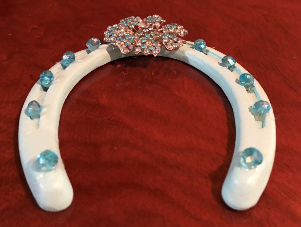 Small Horseshoe Decor, Bling, Handcrafted