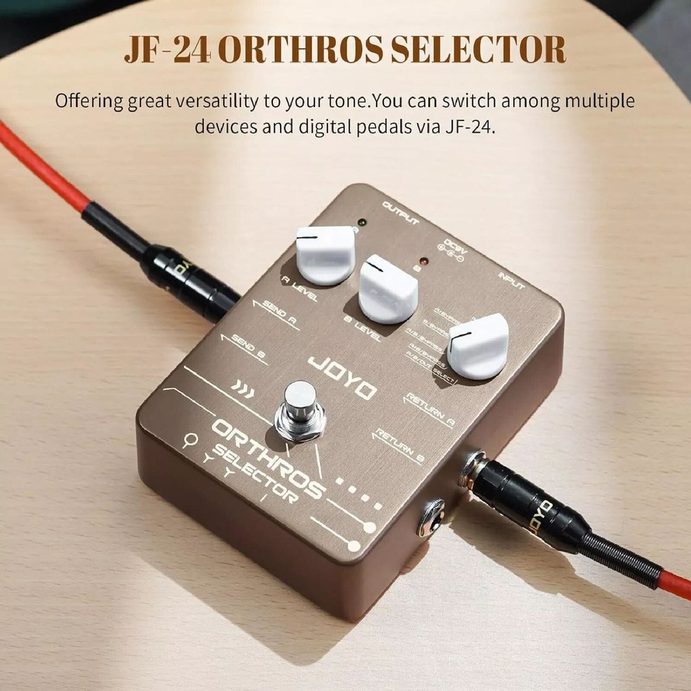 JOYO JF-24 ORTHOS Loop Guitar Effect Pedal 6 Looping Modes 2 Line Loop Selector
