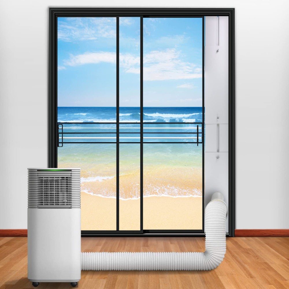 Portable Air Conditioner Window Kit with Coupler Adjustable Window Seal for A