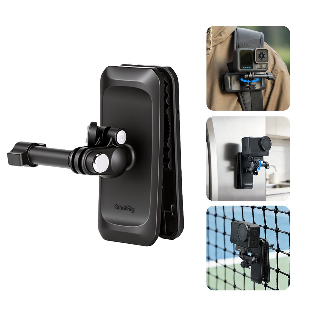 SmallRig Backpack Strap Clip Mount for Action Cameras