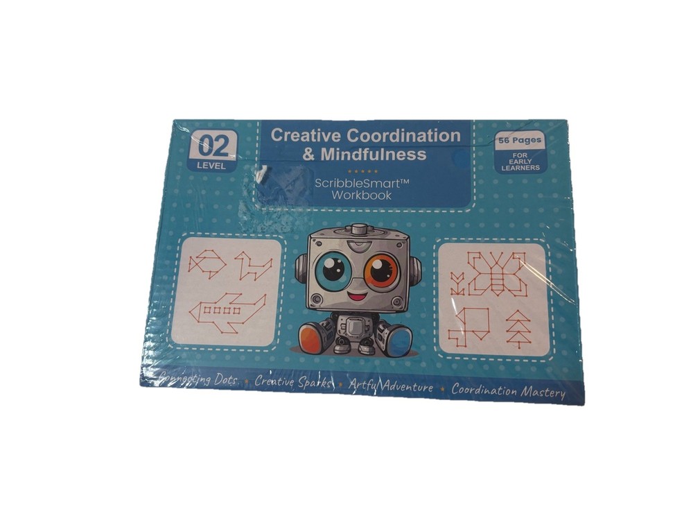 Scribble Smart Workbook Level 02 Creative Coordination & Mindfulness NEW Sealed