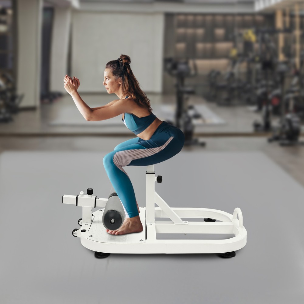 Multi-Function Deep Squat Bench Home Gym Workout Station Leg Exercise Machine