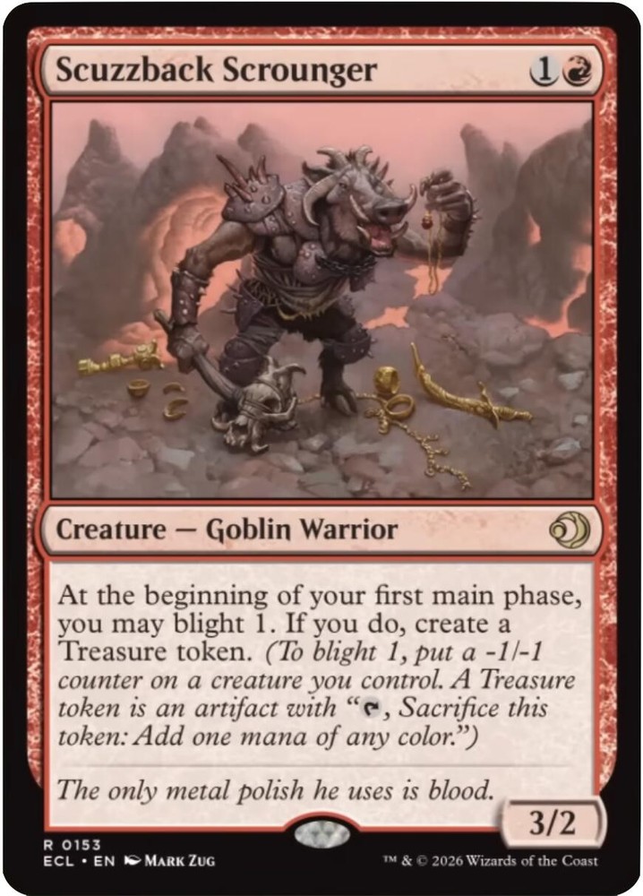 Scuzzback Scrounger [ECL - 153] - NM TCG MTG
