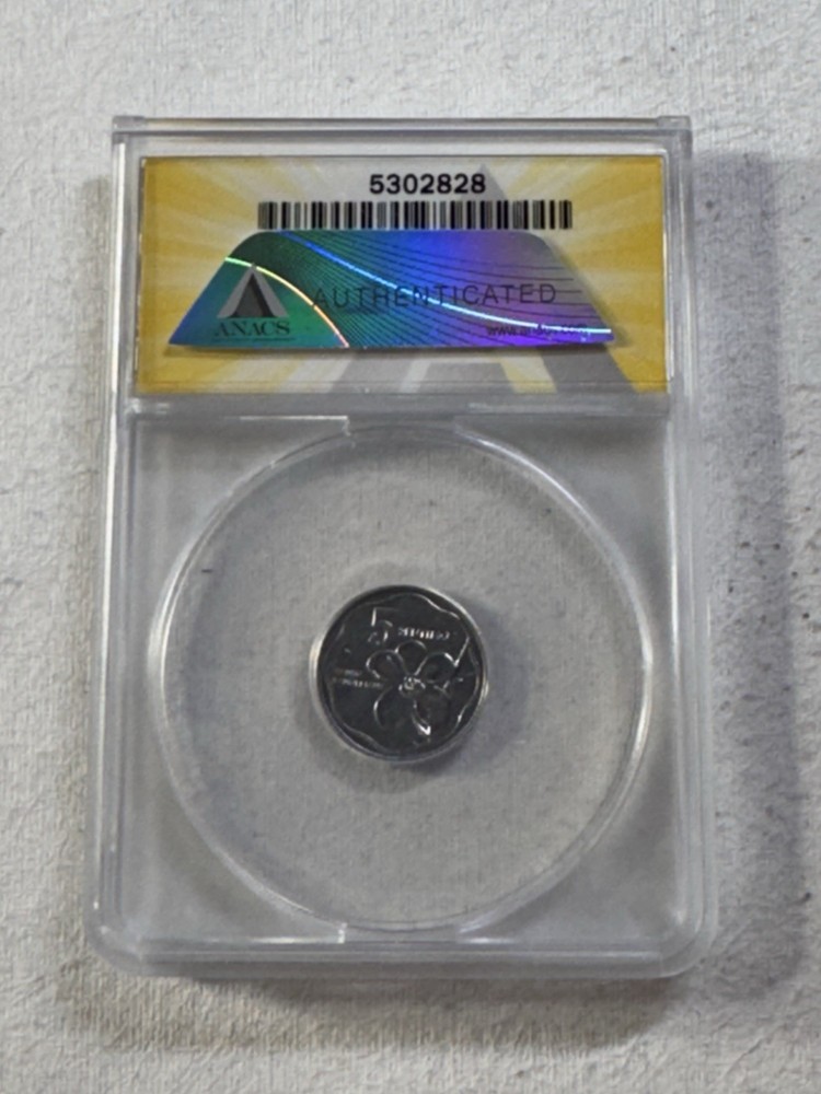 1983 Philippines 5 Sentimos Graded MS 65 by ANACS