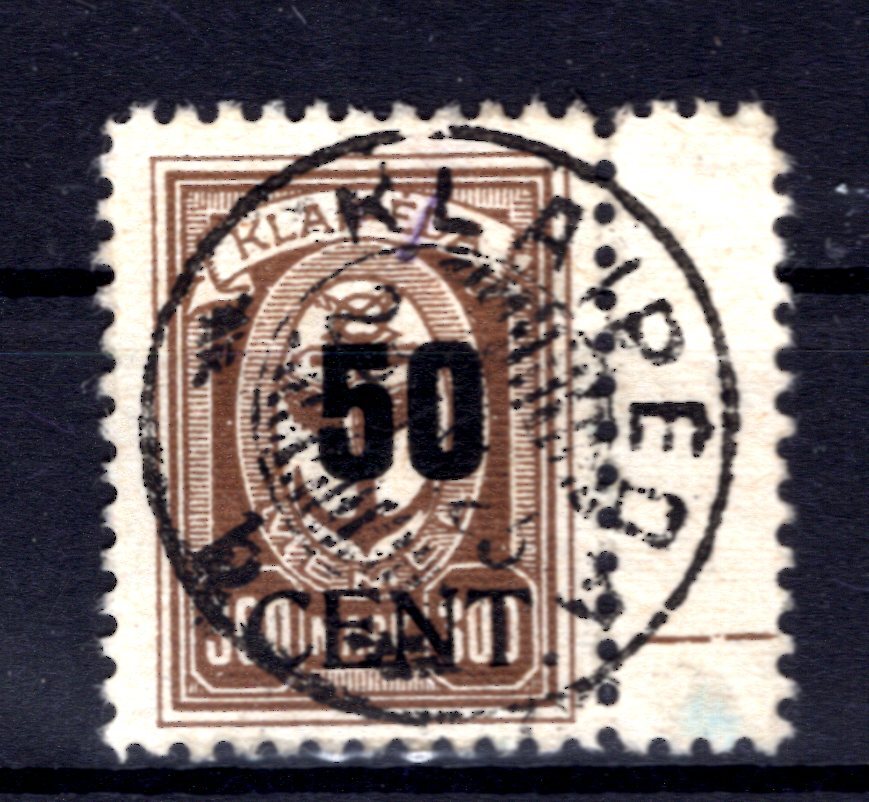 Memel 198 With Stegansatz Gest. (L6398)