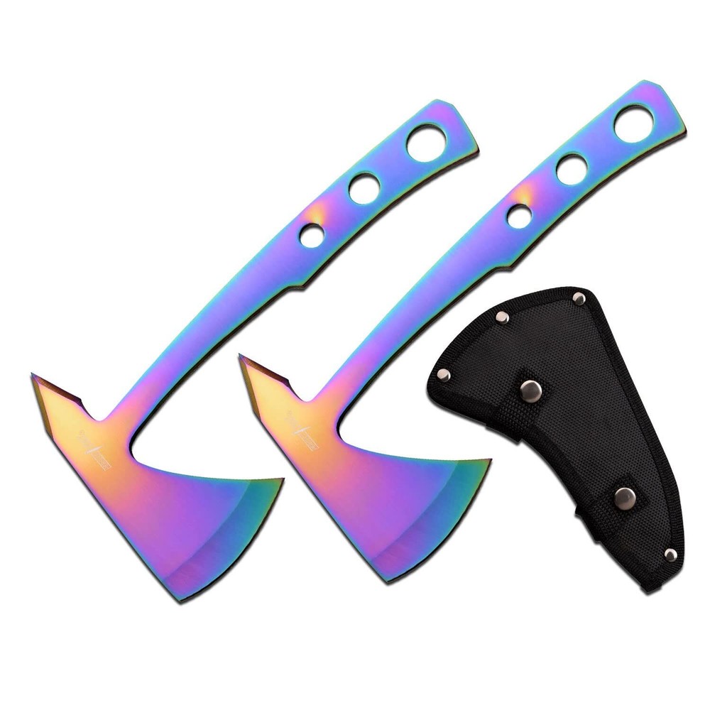 New Perfect Point Throwing Axe Set Spectrum PP-107RB-2