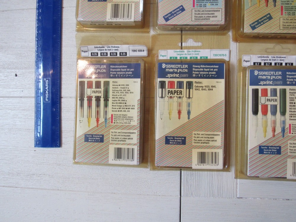 Large Lot of Staedtler Mars Plot Sprint Pens