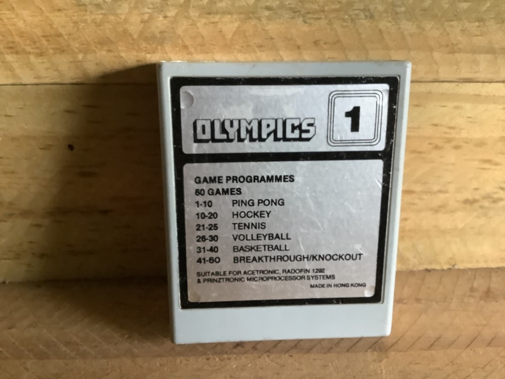 Hanimex advanced programmable video system 1392 THREE GAMES INCLUDED ALL WORKING