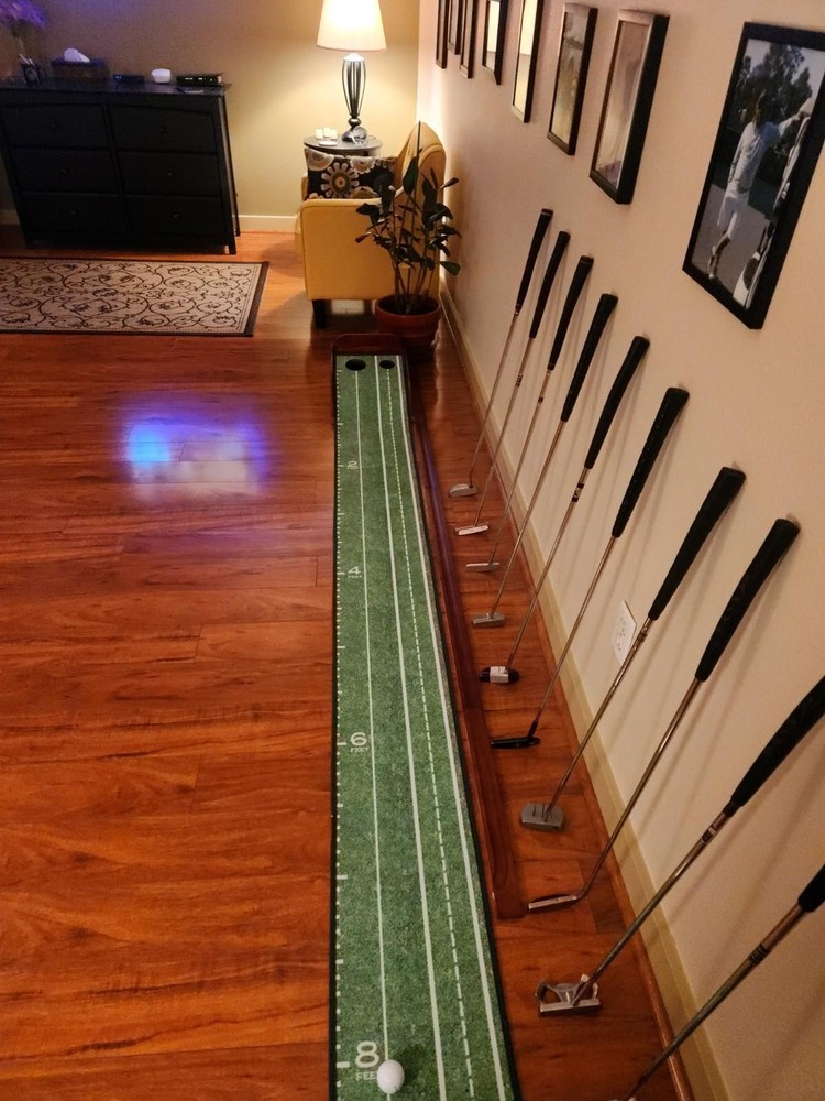 Palladium Golf Indoor Putting Mat with Ball Return