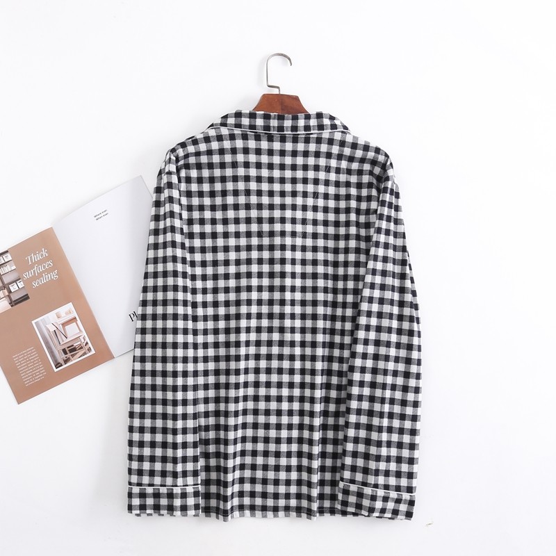 Men's 100% Cotton Long Sleeve Pajamas Set Sleepwear & Loungewear Button Down Pjs