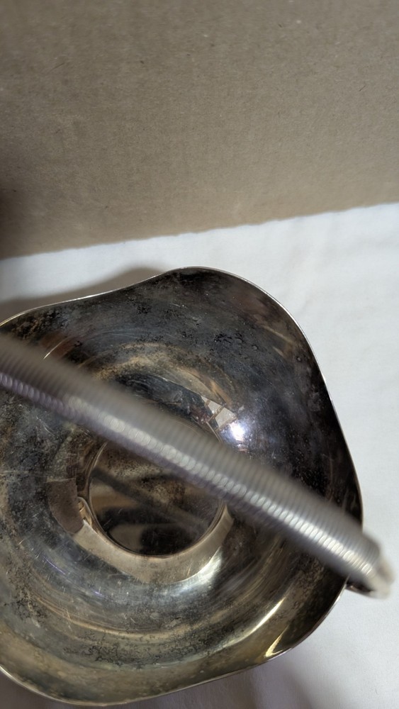 Vintage Silver Plated Candy Dish From Denmark. #149