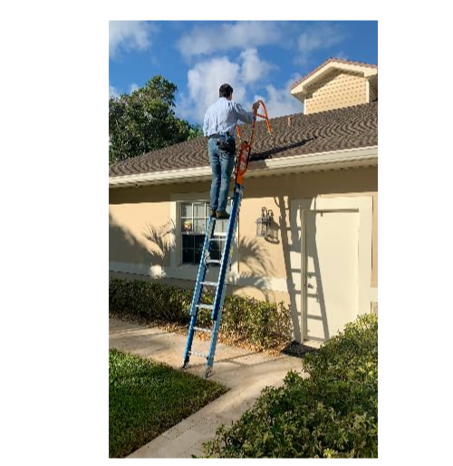 Bighorn Patent Stabilizer Ladder Safety Rails Stand Off Heavy Duty Ball Mount!