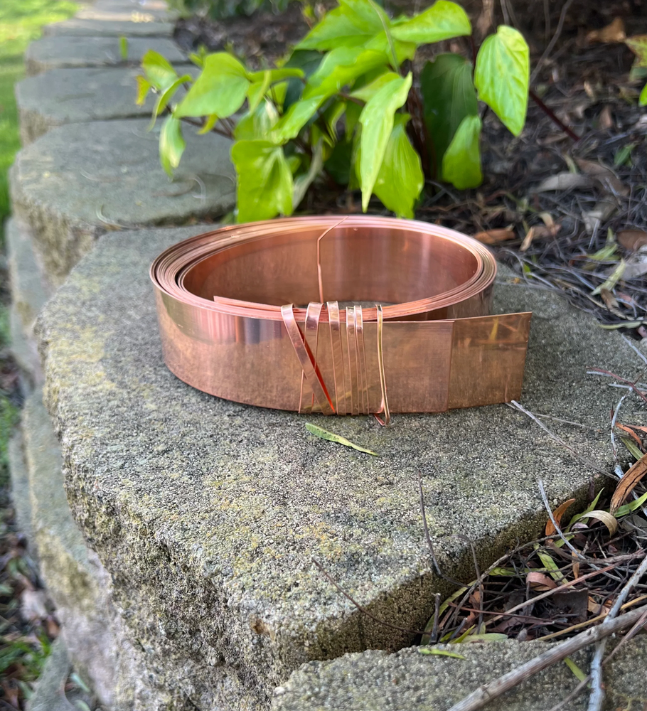 Copper Flashing Strip, 1.5x10