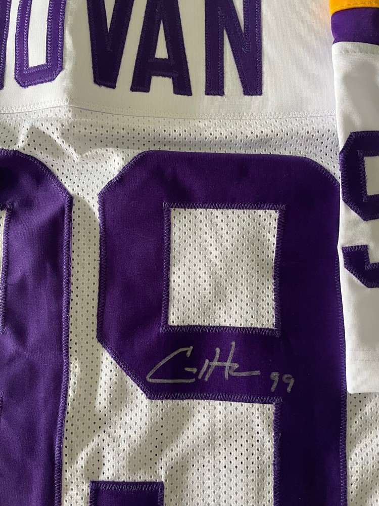 Vikings Chris Hovan signed Jersey W/COA