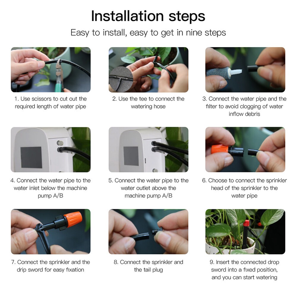 MOES WiFi Smart Automatic Drip Irrigation Watering System Timer Alex Google APP