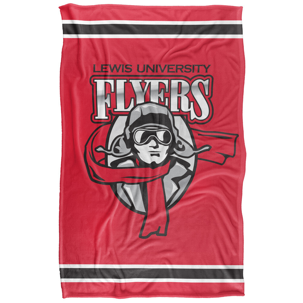 Lewis University Primary Logo Silky Touch Super Soft Throw Blanket