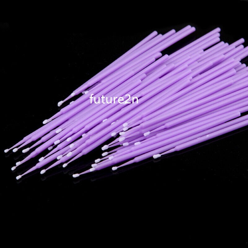 Dental Microbrush Disposable Bendable Micro Applicator Soft Tips Cleaning Brush