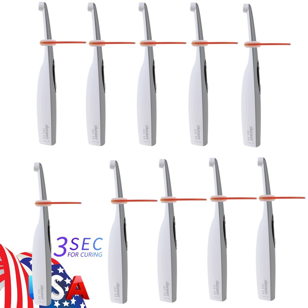 Dental Wireless Cordless LED Curing Light 3 Second Resin Cure Lamp USB
