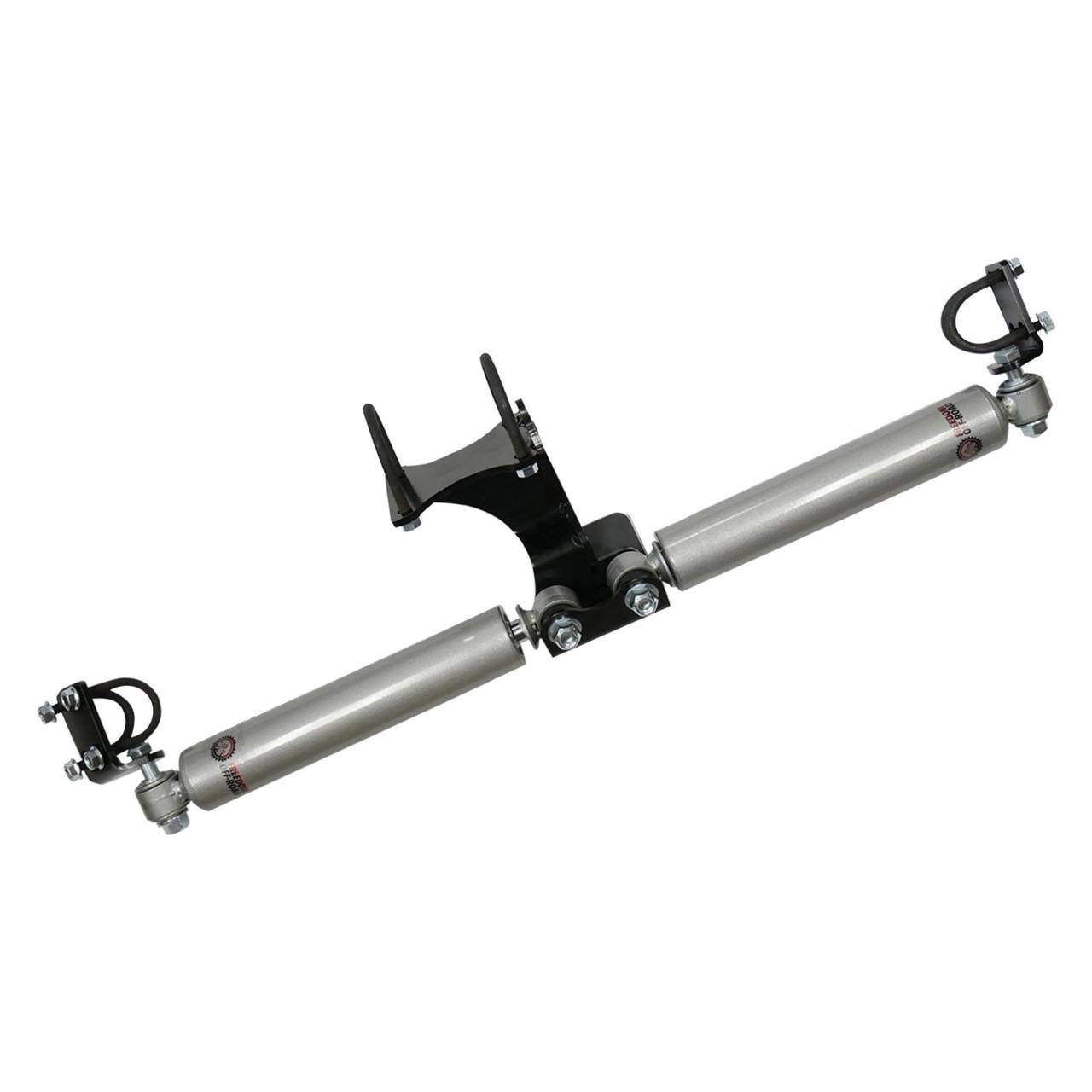 Freedom Off-Road Dual Steering Stabilizer for 2" + Lift For 07-18 Wrangler JK