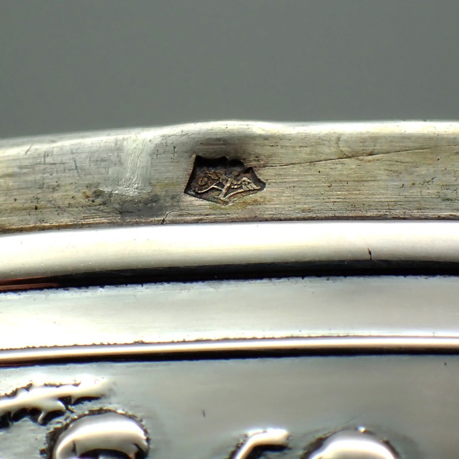 Ornate Box 800 Silver Austro Hungarian Import Mark