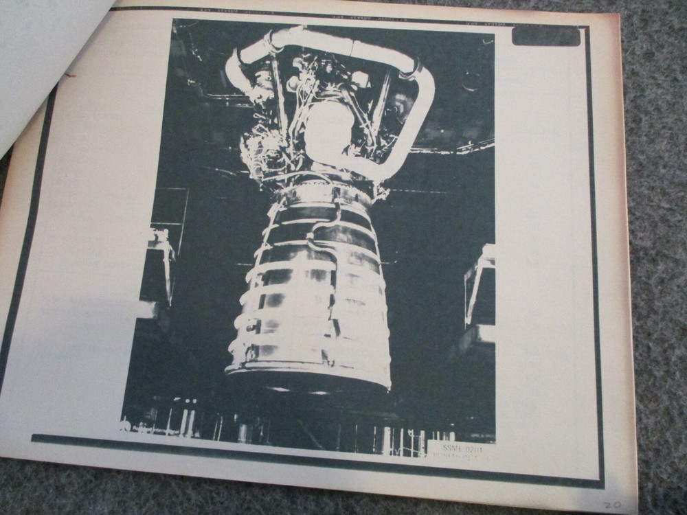 1979 NASA MSFC ORIG ROCKWELL BRIEFING SPACE SHUTTLE MAIN ENGINE DEVELOPMENT TEST