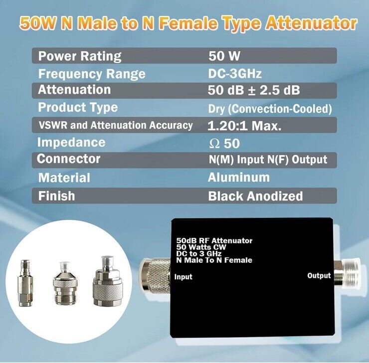 4" Display Tiny Spectrum Analyzer TinySA ULTRA 4" 32GB card with 50W Attenuator