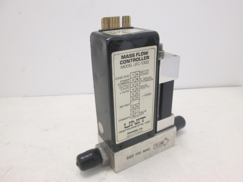 Unit UFC-1000, Mass Flow Controller MFC, SiH4, 5 SLM, Used