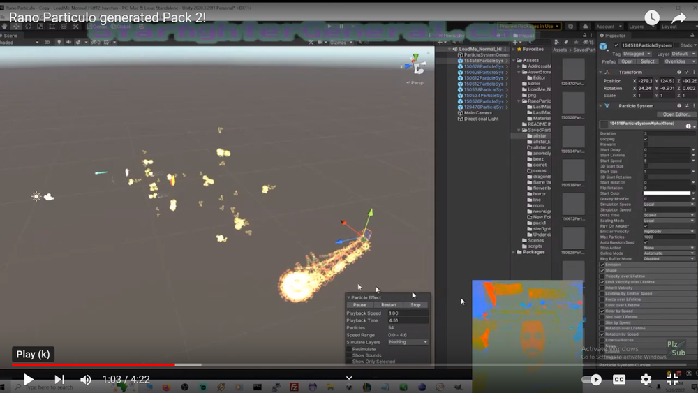 Unity3d: RANO PARTICULO PARTICLE EFFECT GENERATOR! Making games never so fun.