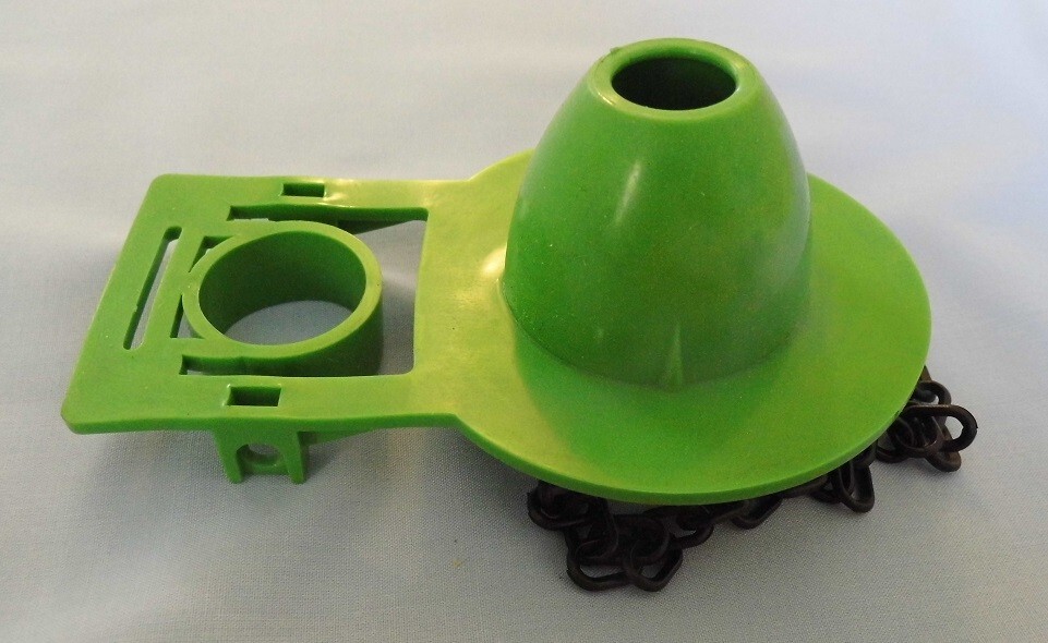 2.5 Inch Black Solid Rubber Toilet Flapper; Multi Use: Hinge, Over Tube, Wings.