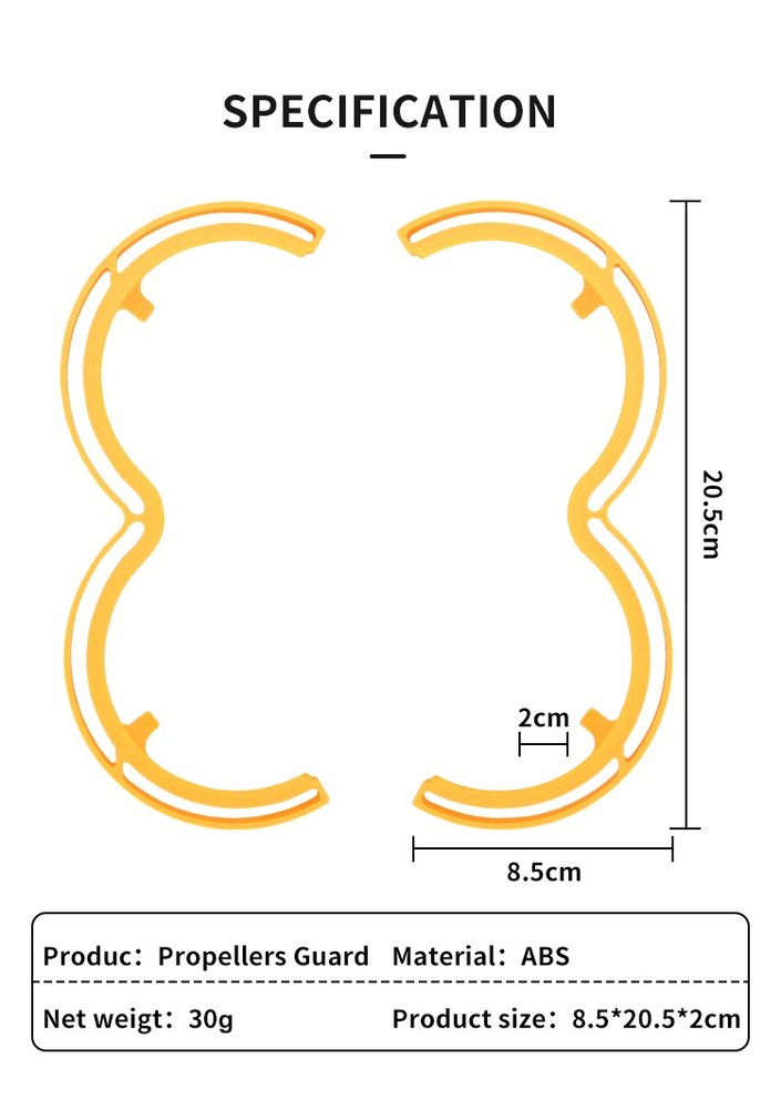 For DJI AVATA 2 Drone Paddle Impact Protection Ring Flight Protection Ring