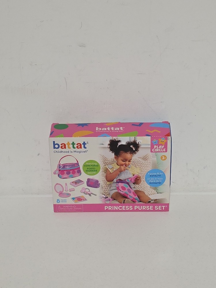 Battat Play Circle Princess Purse Set - 8 Pieces
