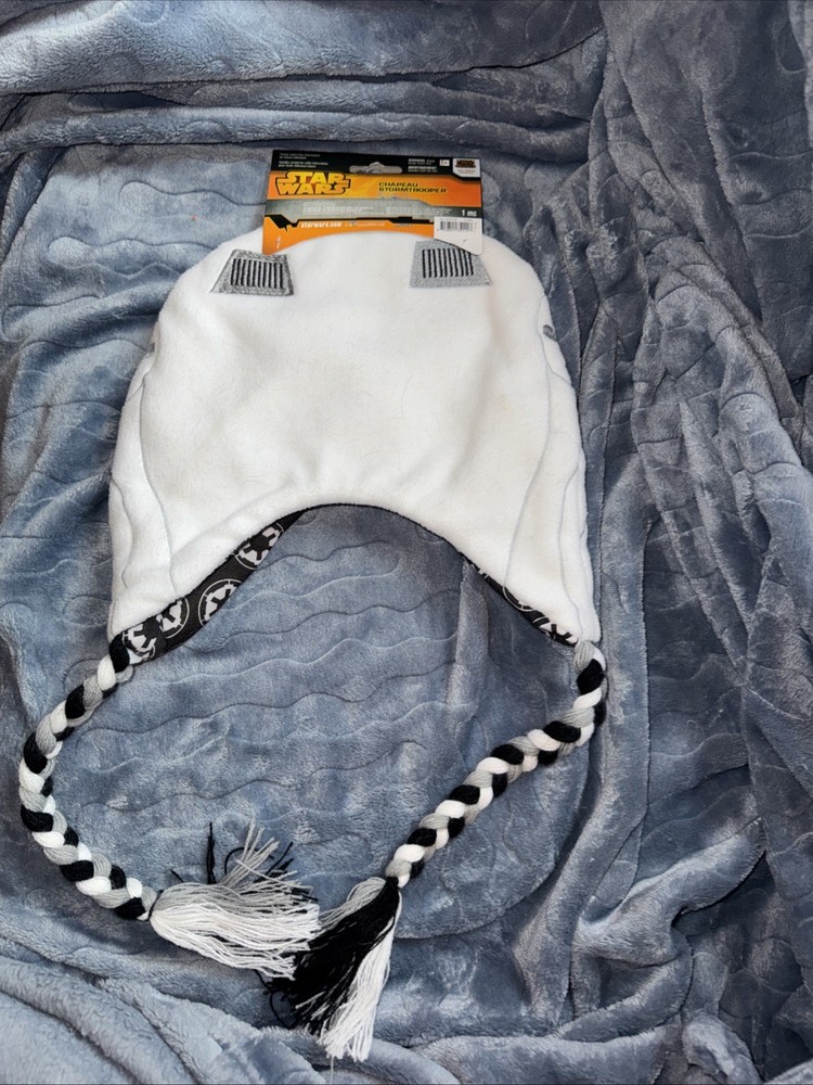 Star Wars Stormtrooper Laplander Beanie Hat NWT. Rebels.