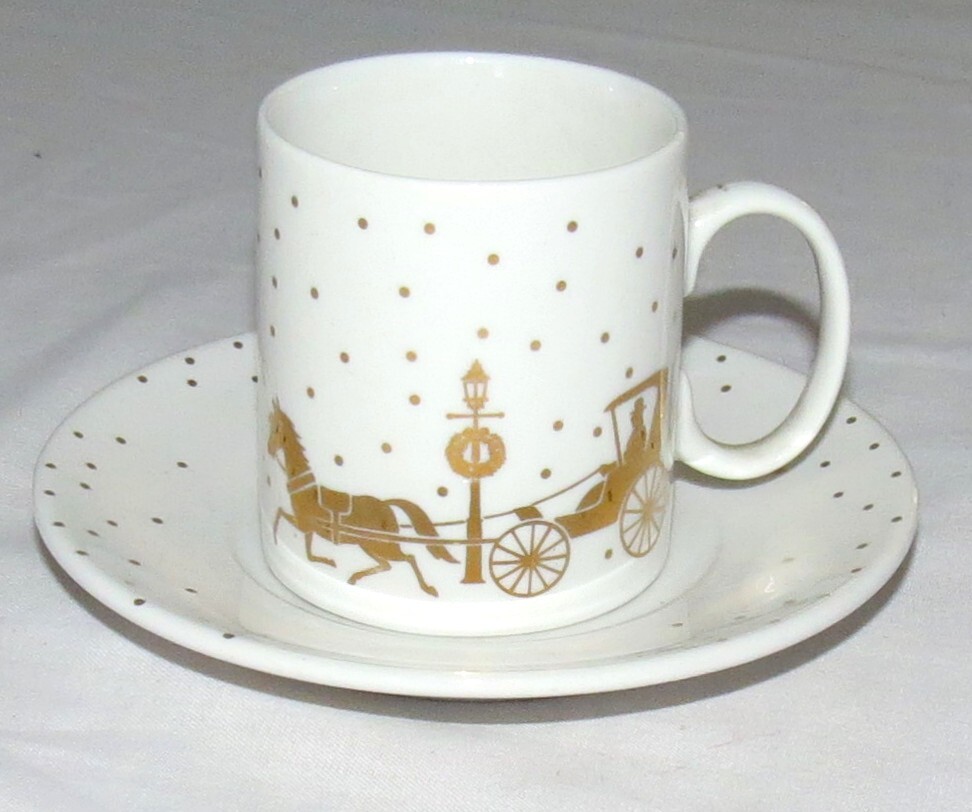 Studio Nova Golden Journey Coffee Cup & Saucer