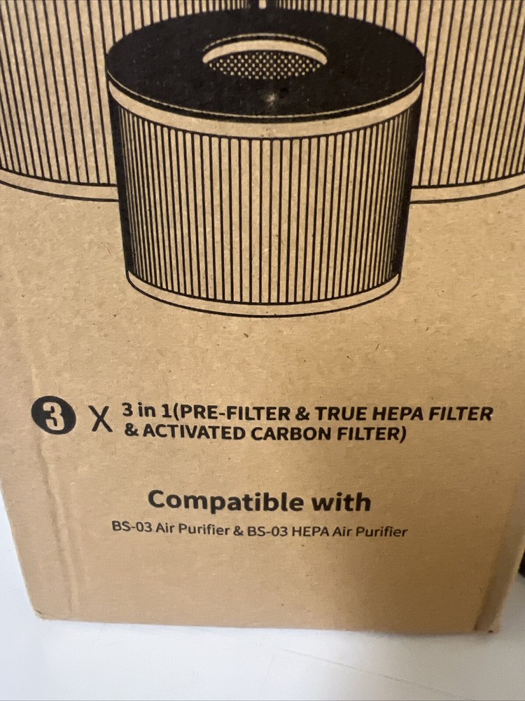 BS-03 HEPA Air Filter (3 Pack)!