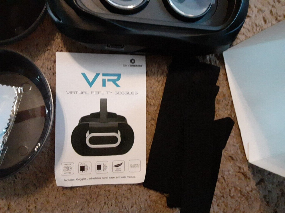 BRAHA Virtual Reality Goggles Black New In Box