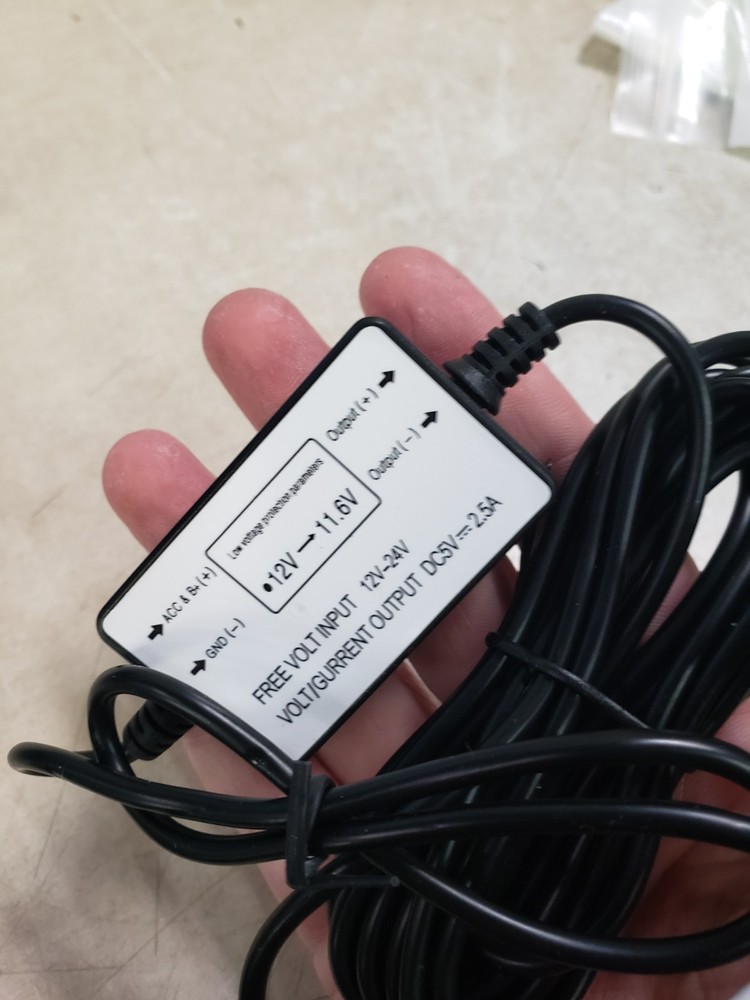 Dash Cam Hardwire Kit Micro USB, 12V to 11.6V