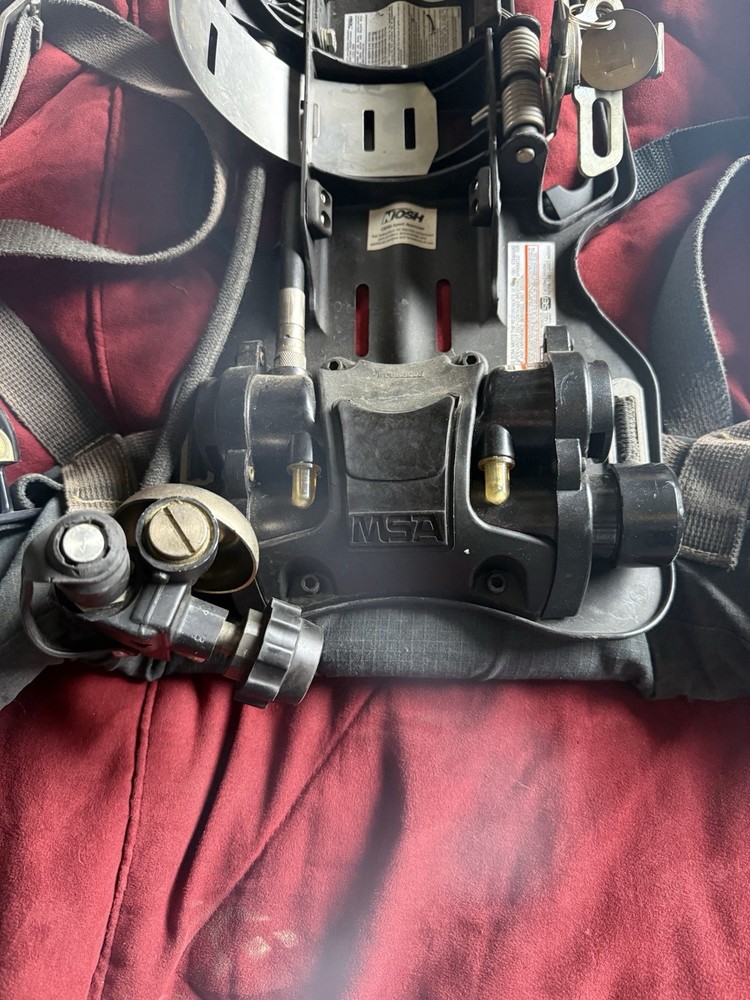 MSA Firehawk M7 SCBA Pack Harness - 4500 PSI WITH Descent Belt Regulator