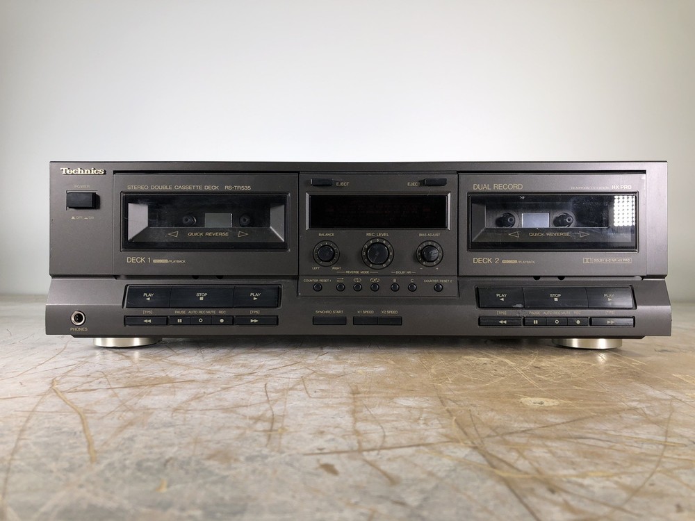 TECHNICS RS-TR535 STEREO DOUBLE CASSETTE DECK