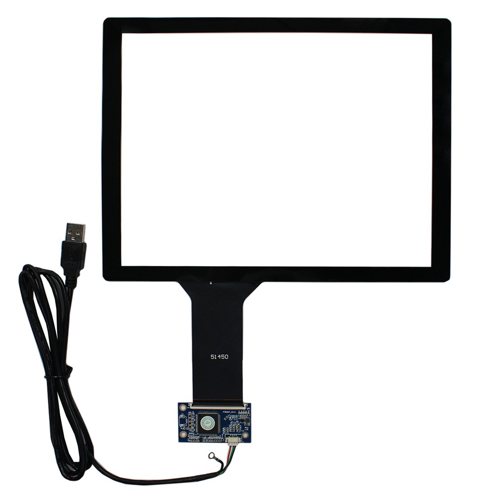 10.4" Capacitive Touch Screen+USB Controller For 800x600 1024x768 4:3 LCD Screen