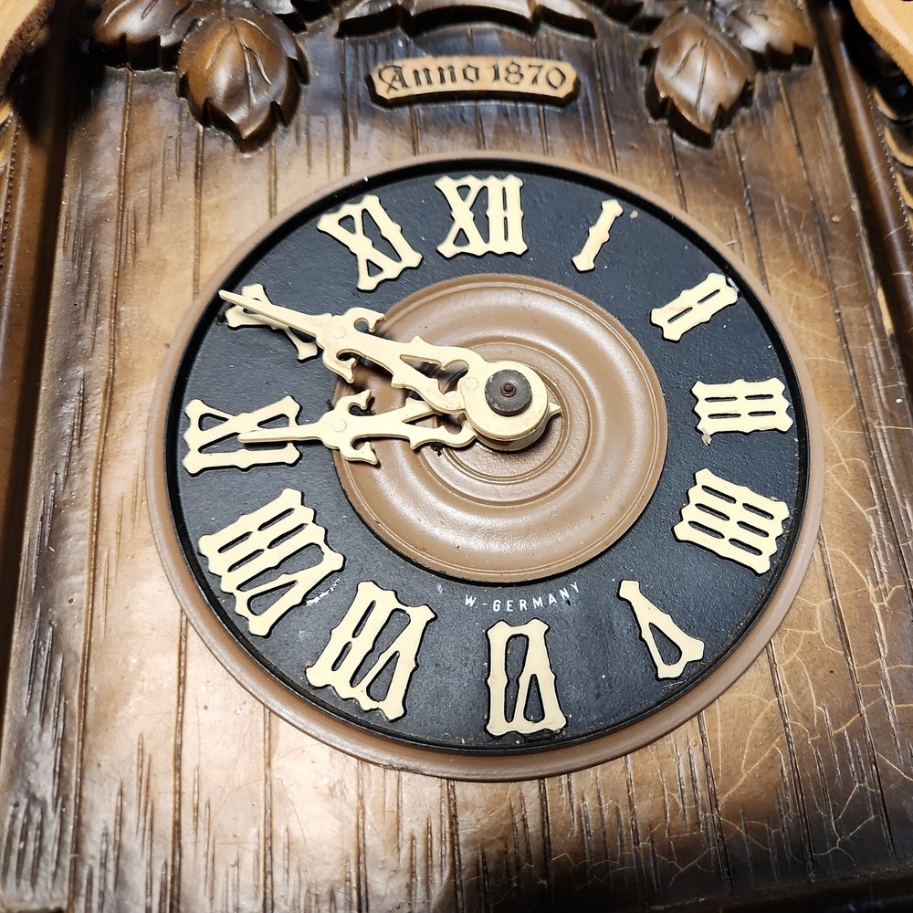 Vintage CUCKOO CLOCK Complete & Running German Made