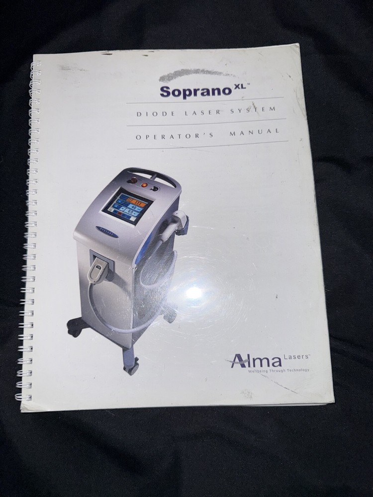 Alma Soprano XL Diode Laser System Operator's Manual